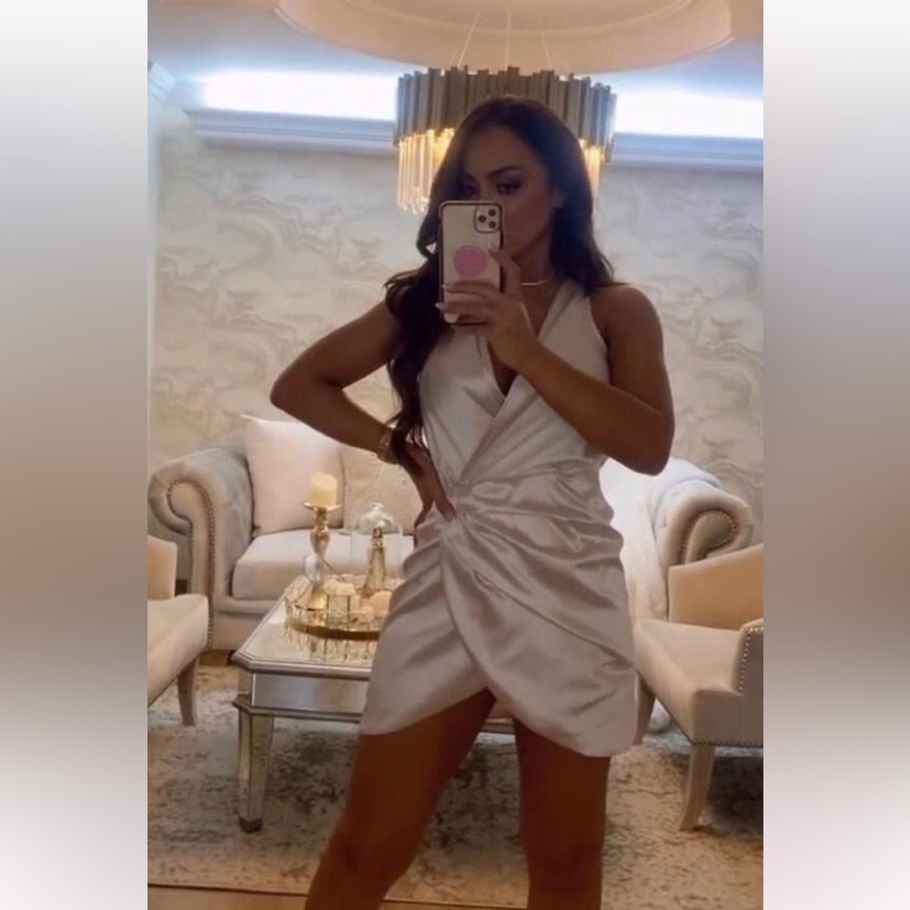 Satin Mini Dress